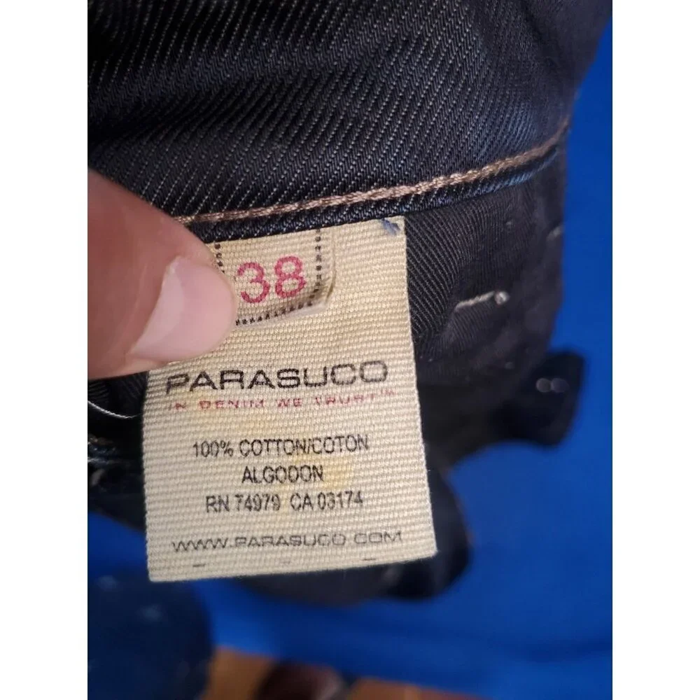 Parasuco Vintage Denim & Legend Denim Butterfly Fly Jeans Pants Men's Size 38